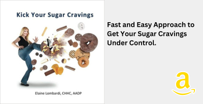 Kick sugar cravings to the curb  book by Elaine Lombardi