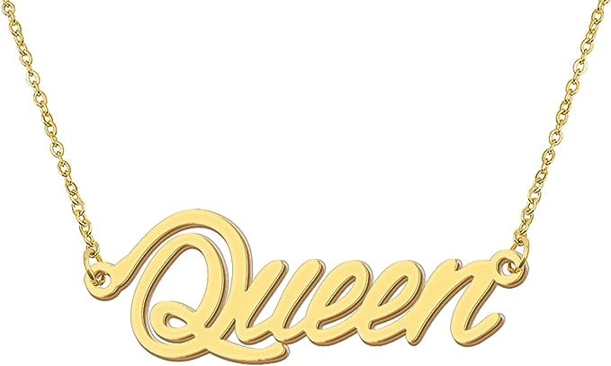 queen name necklace